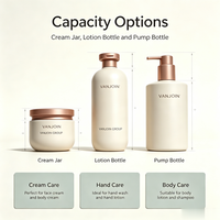 Bouteilles et pots vides pour produits capillaires 250ml 400ml 500ml, ensemble de bouteilles vides pour shampoing et après-shampoing avec boîte d'emballage