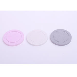 Sous-verres en terre de diatomée absorbants, tapis pour tasses, couleur unie, blanc, rose, gris, bleu, vert, pour la maison et le bureau - Product Image 5