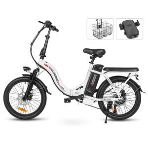 Vélo pliable SAMEBIKE CY20 250W 20 pouces, batterie lithium 36V 12Ah, livrée depuis un entrepôt européen, offre une puissance pour de longues distances. - Product Image 1