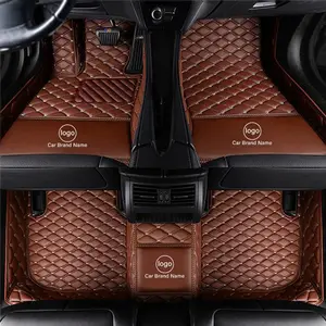 taptes Car accessories Full Surrounded Waterproof 5d car trunk floor mats for mercedes benz/bmw e34/mitsubishi lancer
