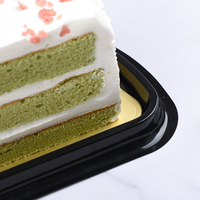Boîtes à gâteaux triangulaires à mille couches en gros, boîtes à mousse jetables transparentes en blister, emballages alimentaires en PET de qualité alimentaire, boîtes à sandwich