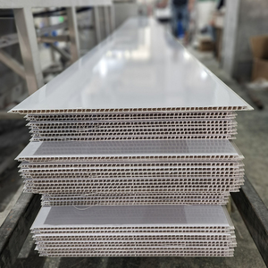 Trung Quốc Nhà sản xuất bán buôn PVC WPC Trần Hội Đồng Quản Trị chống cháy chống ẩm Trần sang trọng Bảng điều chỉnh gạch - Product Image 5
