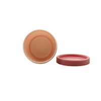 Récipients cosmétiques 50g 100g 200g de pot de crème glacée de pot de crème en plastique coloré écologique de pp