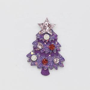 Nuevo Pasador para el Cabello con Diseño de Árbol de Navidad, Decoración Navideña Brillante, Pasador con Estrellas de Lentejuelas para Niñas, Accesorios para el Cabello - Product Image 6