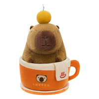 Capybara peluche jouet tasse à café Kapibara peluche poupée moche mignon doux poupée dessin animé jeter oreiller pour enfants griffe Machine pas cher