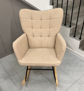 Sillón Reclinable Ligero con Respaldo Alto <span class=keywords><strong>para</strong></span> Lactancia, Sillón Moderno <span class=keywords><strong>para</strong></span> Sala de Estar - Product Image 4