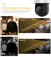 Cámara de Seguridad IP para Exteriores de 8MP HD con Zoom 25X, Seguimiento Automático de Personas y Vehículos, CCTV Starlight PTZ, Sistema de Alarma, Cámara de Red OEM DH