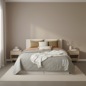 Ensemble de housse de couette réversible matelassée en microfibre Bernal Vianney Edredn King Size pour usage domestique - Product Image 2