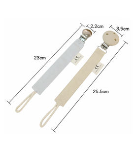 Prodotti per l'alimentazione della Clip del ciuccio del bambino della catena del supporto del panno fittizio del bambino all'ingrosso personalizzato - Product Image 6