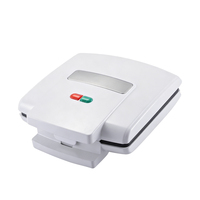 Machine à sandwichs électrique pour le petit-déjeuner, plaques antiadhésives fixes, grill de cuisson domestique sûr