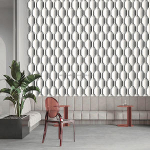 Revêtement mural en béton 3D, briques colorées UHPC ignifuges pour cinéma, entrepôt, murs intérieurs et extérieurs, effet cascade 490*97*25mm - Product Image 3