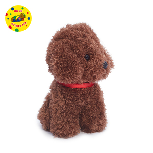 Jouet <span class=keywords><strong>caniche</strong></span> en peluche personnalisé pour chien, mignon, personnage de chien réaliste avec rembourrage en coton PP - Product Image 2