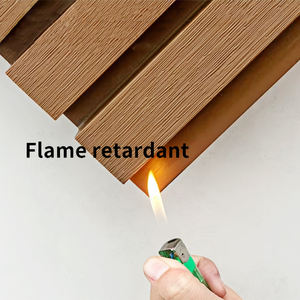 Bas prix prix raisonnable Wpc revêtement panneau mural 100% matière première extérieur composite Wpc panneau mural populaire - Product Image 4