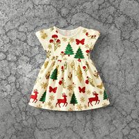Nouvelle Robe d'été formelle en satin à imprimé floral et col rond, coupe trapèze, pour enfants et bébés filles, idéale pour les fêtes de Noël et les spectacles, Fourniture ODM