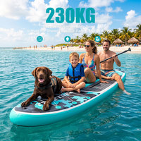 TIDETREK 350*89*15cm Planche de paddle gonflable Stand-Up Premium en promotion, Planche de surf ISUP polyvalente