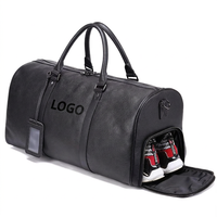 Sacs de voyage d'affaires pour hommes européens et américains en cuir véritable durable 20L, modèle personnalisé avec poignée souple