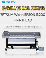 Impresora UV de rollo a rollo de 1.8m con 2 cabezales I3200-U1, máquina de impresión UV de gran formato para exteriores