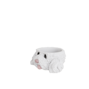 Toplu hayvan kafa yüz şekilli porselen oyuncak minyatür oyuncak ayı kaniş küçük cins köpek yemekleri seramik su gıda Pet köpek maması kaseleri - Product Image 3