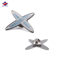 Longzhiyu souvenir broche broches fabricant personnalisé uv impression émail téléphone broches en gros métal anime avion aile logo badges