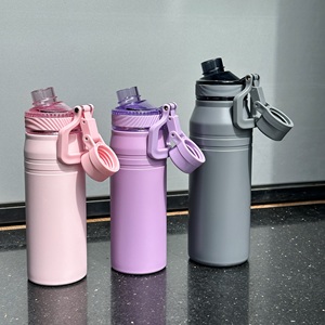 Bicchiere da Auto in Acciaio Inox a Doppia Parete con Manico, Isolato Sottovuoto, per Viaggi, 600ml 800ml, Buon Natale - Product Image 5