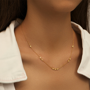 Collar con Colgante Pequeño de Plata de Ley 925 de Lujo al por Mayor de Alta Calidad CANNER para Mujer - Product Image 5