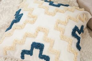 ปลอกหมอนอิงผ้าแจ็คการ์ดทรงสี่เหลี่ยมมีสไตล์ภายในออกแบบได้ตามต้องการผ้าคลุมโซฟาสีทองหรูหรา - Product Image 6