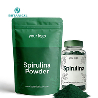 Compléments alimentaires en comprimés de spiruline antioxydante, vente chaude OEM ODM, spiruline verte en poudre de qualité alimentaire avec protéines végétales