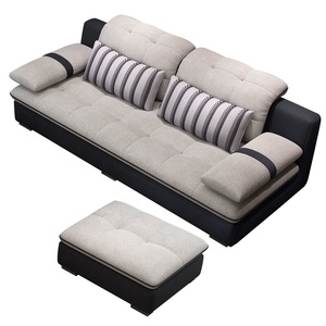 Sofá Moderno de Tres Plazas de Diseño Nórdico Contemporáneo para Sala de Estar, Tapizado en Tela a Precio Económico - Product Image 6