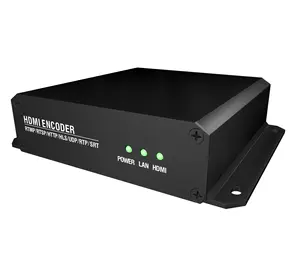 NDI Encoder Converter H.265 HEVC H.264 H DMI-Compatible Stream Broadcast Media Video Loopout RTSP Live IPTV For Facebook Youtube