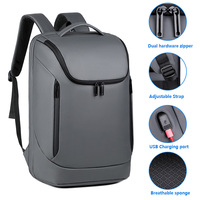 Sac à dos d'ordinateur portable étanche USB pour étudiant, idéal pour le sport et les voyages, design tendance, vente en gros directe usine