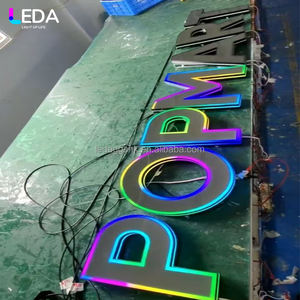Letreros LEDA personalizados con iluminación LED, letras 3D con canal de luz LED, letras acrílicas para tiendas de bodas - Product Image 2