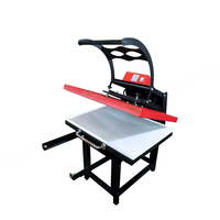 Máquina de Prensa de Calor Manual de Gran Formato, 80x100cm, Nueva Impresora Plana para Sublimación Digital en Camisetas