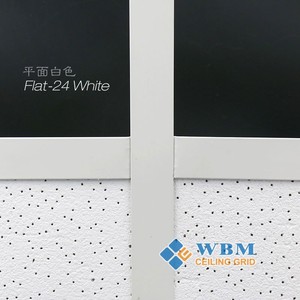 Système de <span class=keywords><strong>suspension</strong></span> de <span class=keywords><strong>plafond</strong></span> T Runner 12 pouces, poutre principale, classe 1, support de <span class=keywords><strong>plafond</strong></span> suspendu, grille plate T24, noir uni - Product Image 2