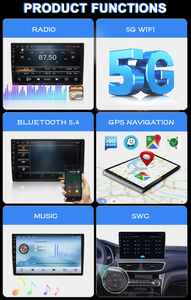 Nueva Unidad Principal de Radio Android 2 Din para HRV 2013-2018, <span class=keywords><strong>Multimedia</strong></span> con Navegación GPS, Estéreo, 5G-WIFI, DSP, Reproductor de Auto - Product Image 6