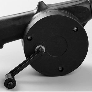Souffleur à manivelle pour barbecue, outil de cuisson en plein air, pompe à air manuelle en plastique avec conception pratique, construction durable - Product Image 1