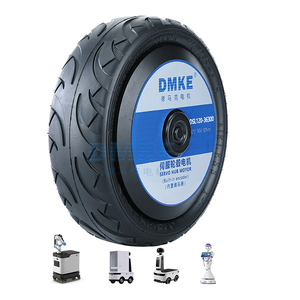 Agv 12 12 بوصة 48 فولت 36 فولت Dc 47 W 30N.M 15 محور عجلة كهربائي بدون فرش مع جهاز تشفير بصري - Product Image 1