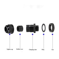Presse-étoupe en nylon de type M M12 M16 M18 M20 M25 M32 M40 IP68 étanche pour câbles électriques en plastique