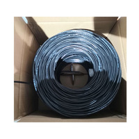 CAT5 al aire libre CAT5e UTP FTP Multi Core 4PR 24AWG cobre sólido desnudo PVC chaqueta CCTV red LAN Cable 305M