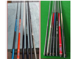 KS Custom Made Billiard Cues Carbon Fiber Lightweight Nine Ball Cue Pool Equipment Factory Standard Configuration Mid-wheel - Product Image 4
