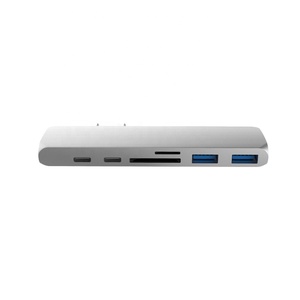 ETC72HX tipo-C centros 7 en un <span class=keywords><strong>hub</strong></span> de alta velocidad SD adaptador <span class=keywords><strong>multipuerto</strong></span> de tipoC de USB-C centros para de computadora - Product Image 5