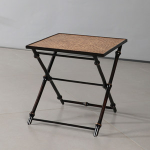 <b>Bamboo</b> Foldable Tea <b>Table</b> Set 2 Seater Outdoor Garden Portable Square Folding <b>Table</b> And Chairs - Product Image 5