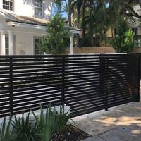 Panel de Cerca de Aluminio para Patio Trasero, Pantalla de Privacidad con Recubrimiento en Polvo, Resistente a la Oxidación, Cerca de Seguridad para Jardín, Tamaño Personalizado, Venta al Por Mayor, OEM