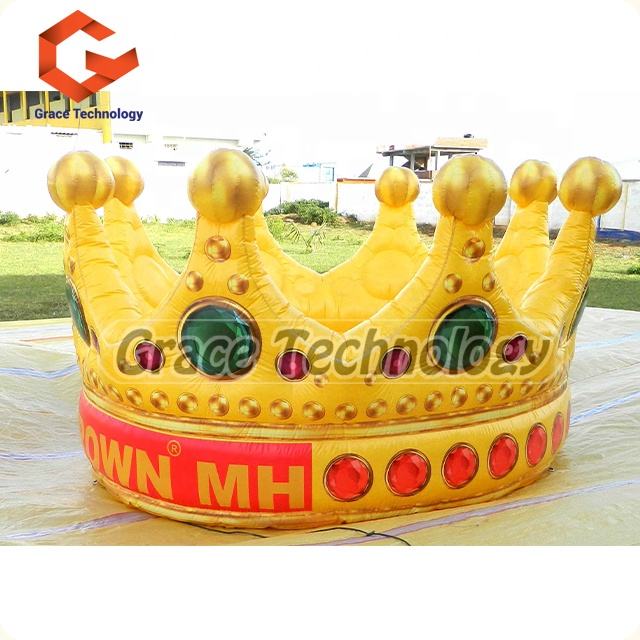 Corona Gonfiabile Dorata Per Compleanni E Feste | Accessorio Costume Carnevale, Ideale Per Bambini - Foto 7