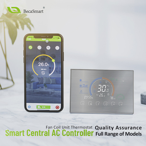 Beca BAC-8000 thiết kế hiện đại thông minh zwave tuya HVAC nhiệt Wifi Google tổ tương thích cuộn dây Quạt Lập Trình Nhiệt - Product Image 4