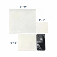 Chiffon de nettoyage sans peluches en polyester pour salle blanche WIP6008, sans silicone, haute absorption de liquide pour le nettoyage des composants électroniques