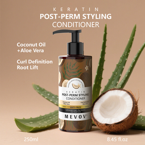 ODM OEM Làm Mịn Keratin Post-Perm Tạo Kiểu Tóc Điều Hòa Với Argan Dầu Sửa Chữa Chia Kết thúc Bảo Vệ Tóc Xoăn Thiệt Hại Hình Thức Kem Dưỡng Da - Product Image 2