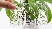 Panneau en plastique texturé Offre Spéciale Plexi Glass Plastic Pattern Feuille acrylique texturée transparente