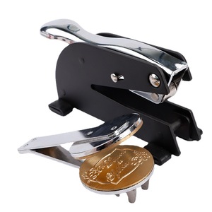 Sceau à embosser en métal pour <span class=keywords><strong>notaire</strong></span>, personnalisable, pour papier, cuir et sceau à sec - Product Image 2