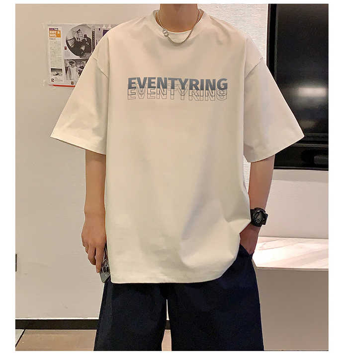 Direct Delivery In Stock Cotton Fashion Oversized Men'S TShirt Custom