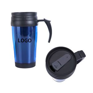 Custom Handle Cup Insulated 201 Stainless Steel Food-grade PP Inner Liner Outer <b>Box</b> Handle Cup for Advertising - Product Image 3